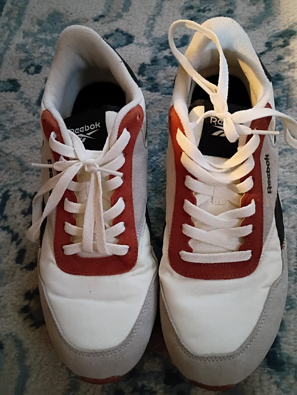 Reebok Men’s Retro Runner - White, Rust